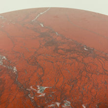 Load image into Gallery viewer, LARGE OX-BLOOD RED &#39;ROSSO LEVANTO&#39; OVAL MARBLE COFFEE TABLE TABLE, ITALY 1970S 
