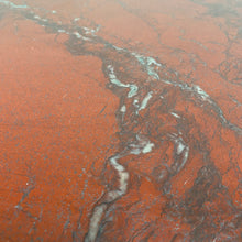 Load image into Gallery viewer, LARGE OX-BLOOD RED &#39;ROSSO LEVANTO&#39; OVAL MARBLE COFFEE TABLE TABLE, ITALY 1970S 

