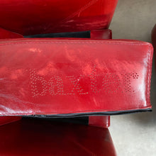 Load image into Gallery viewer, OX-BLOOD RED LEATHER LOUNGE CHAIRS &quot;BERGÈRE&quot; BY BAXTER, ITALY
