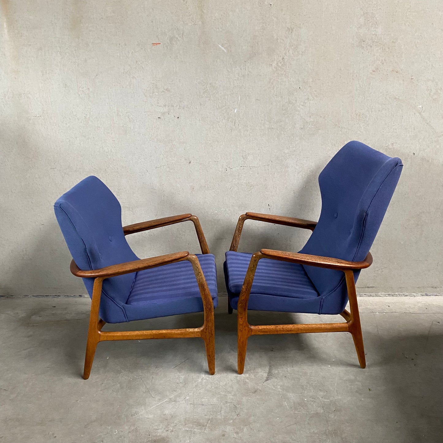 PAIR OF ARNOLD MADSEN & HENRY SCHUBELL LOUNGE CHAIRS FOR BOVENKAMP, NETHERLANDS 1950S