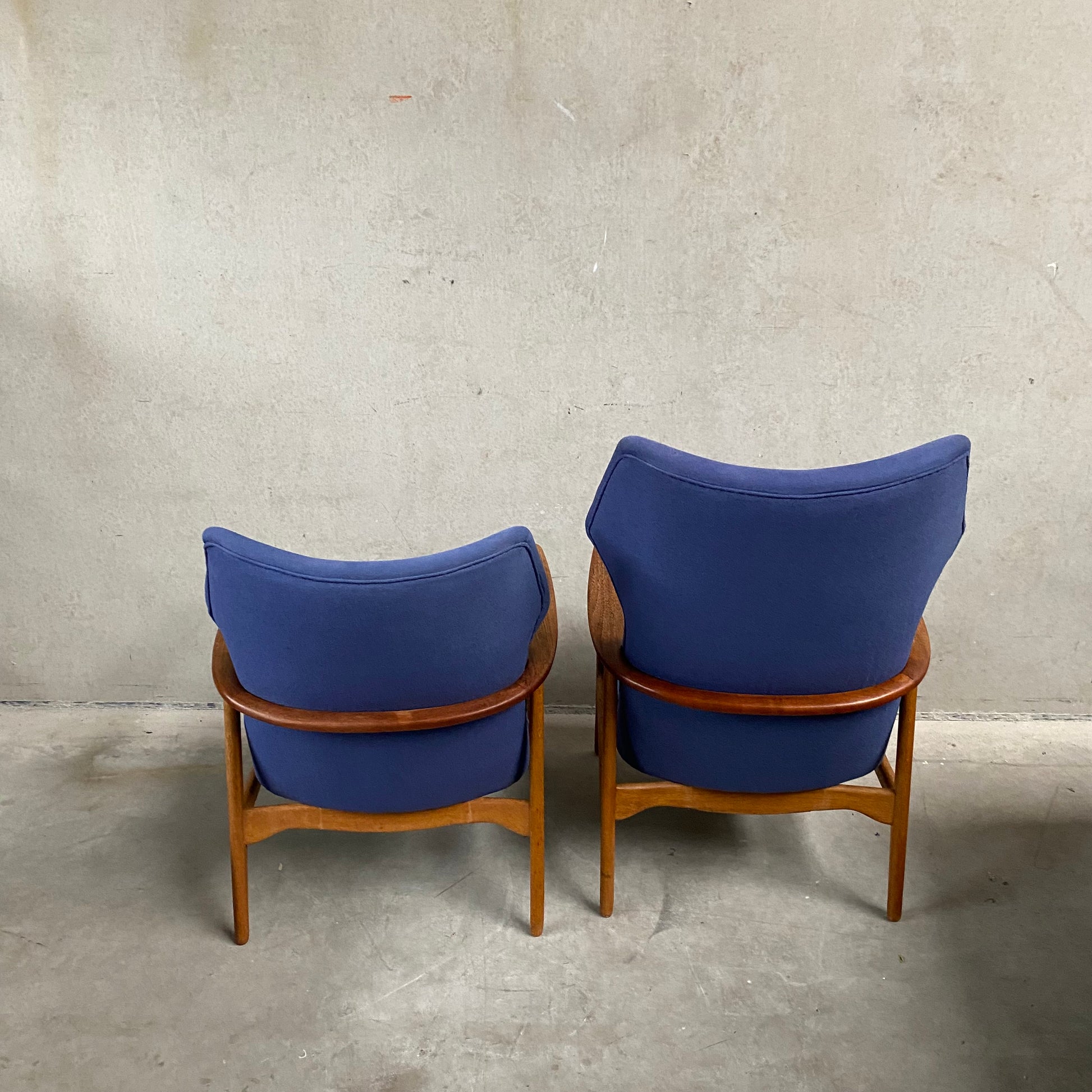 PAIR OF ARNOLD MADSEN & HENRY SCHUBELL LOUNGE CHAIRS FOR BOVENKAMP, NETHERLANDS 1950S
