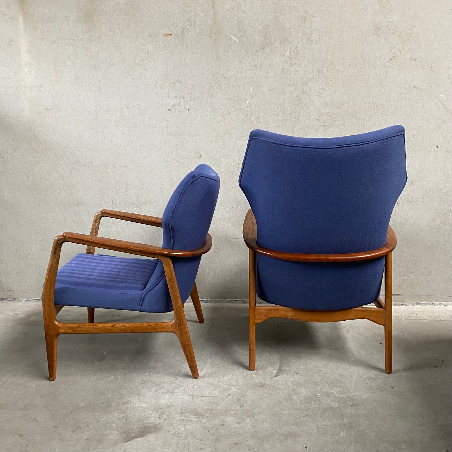 PAIR OF ARNOLD MADSEN & HENRY SCHUBELL LOUNGE CHAIRS FOR BOVENKAMP, NETHERLANDS 1950S