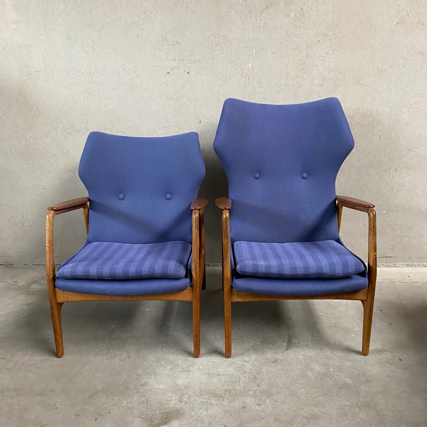 PAIR OF ARNOLD MADSEN & HENRY SCHUBELL LOUNGE CHAIRS FOR BOVENKAMP, NETHERLANDS 1950S
