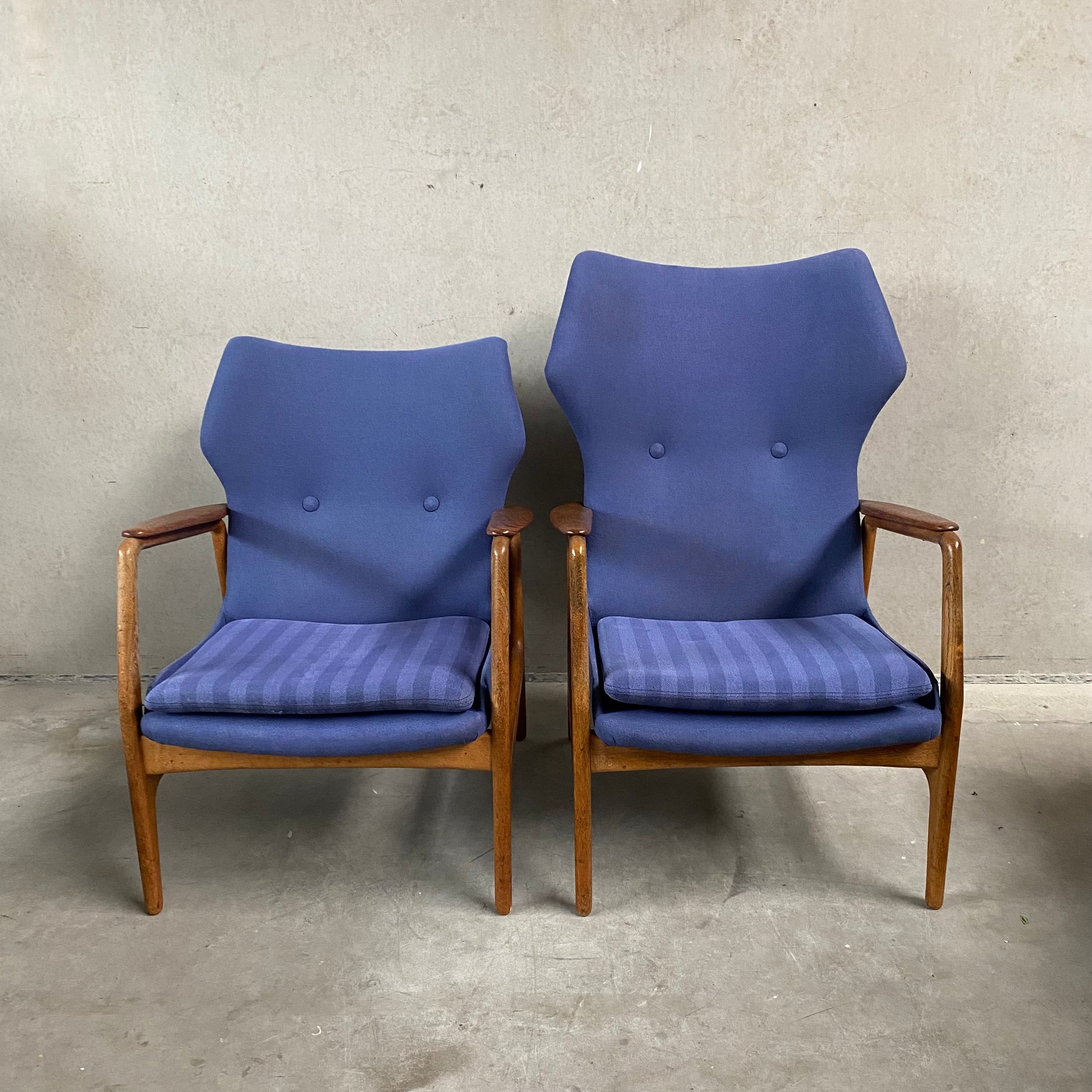 PAIR OF ARNOLD MADSEN & HENRY SCHUBELL LOUNGE CHAIRS FOR BOVENKAMP, NETHERLANDS 1950S