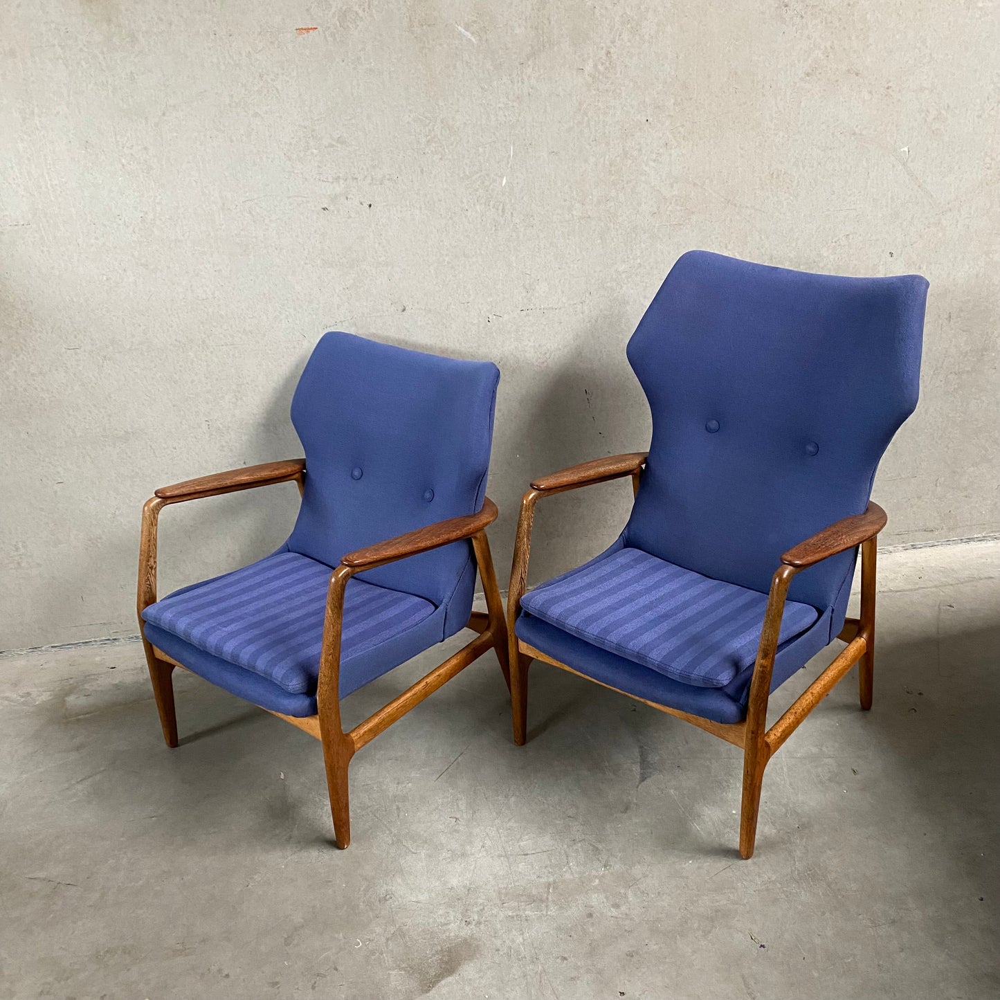 PAIR OF ARNOLD MADSEN & HENRY SCHUBELL LOUNGE CHAIRS FOR BOVENKAMP, NETHERLANDS 1950S