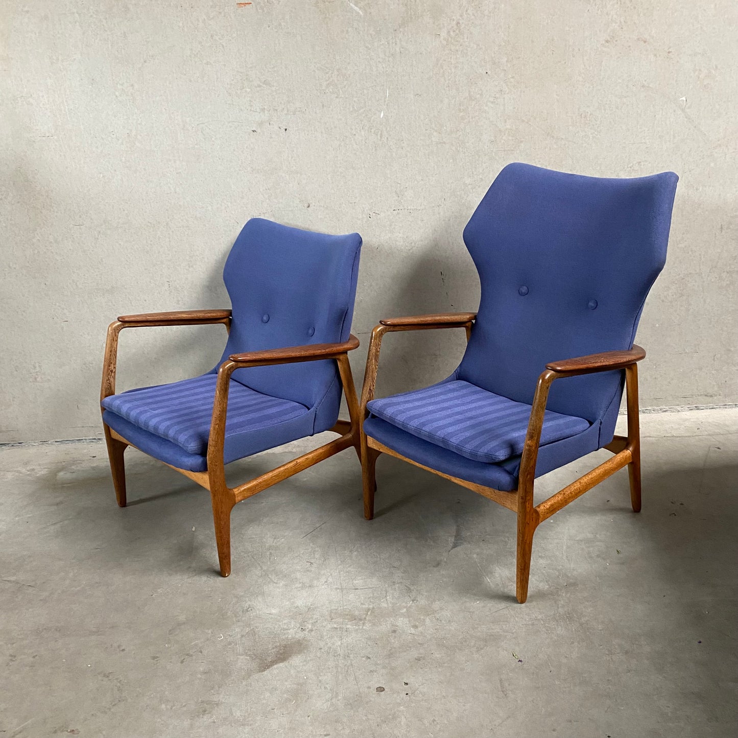 PAIR OF ARNOLD MADSEN & HENRY SCHUBELL LOUNGE CHAIRS FOR BOVENKAMP, NETHERLANDS 1950S