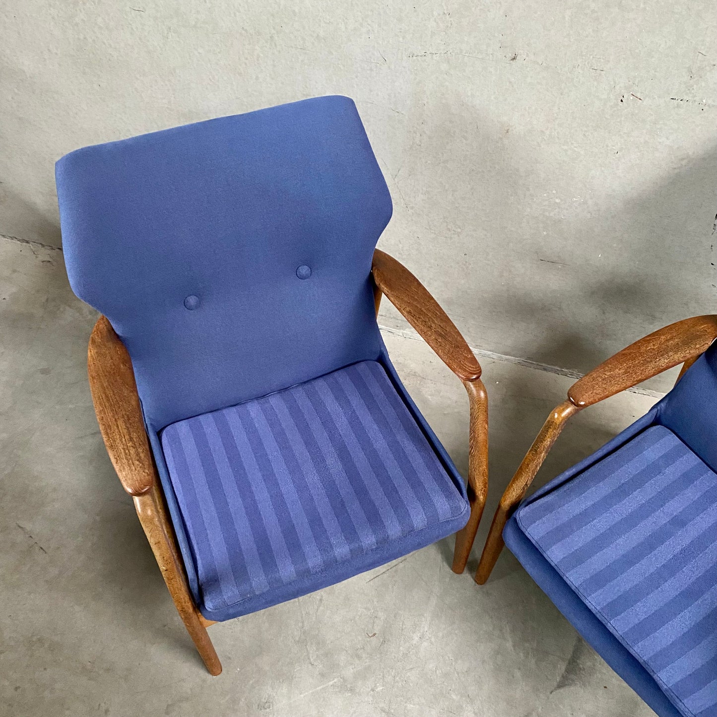 PAIR OF ARNOLD MADSEN & HENRY SCHUBELL LOUNGE CHAIRS FOR BOVENKAMP, NETHERLANDS 1950S