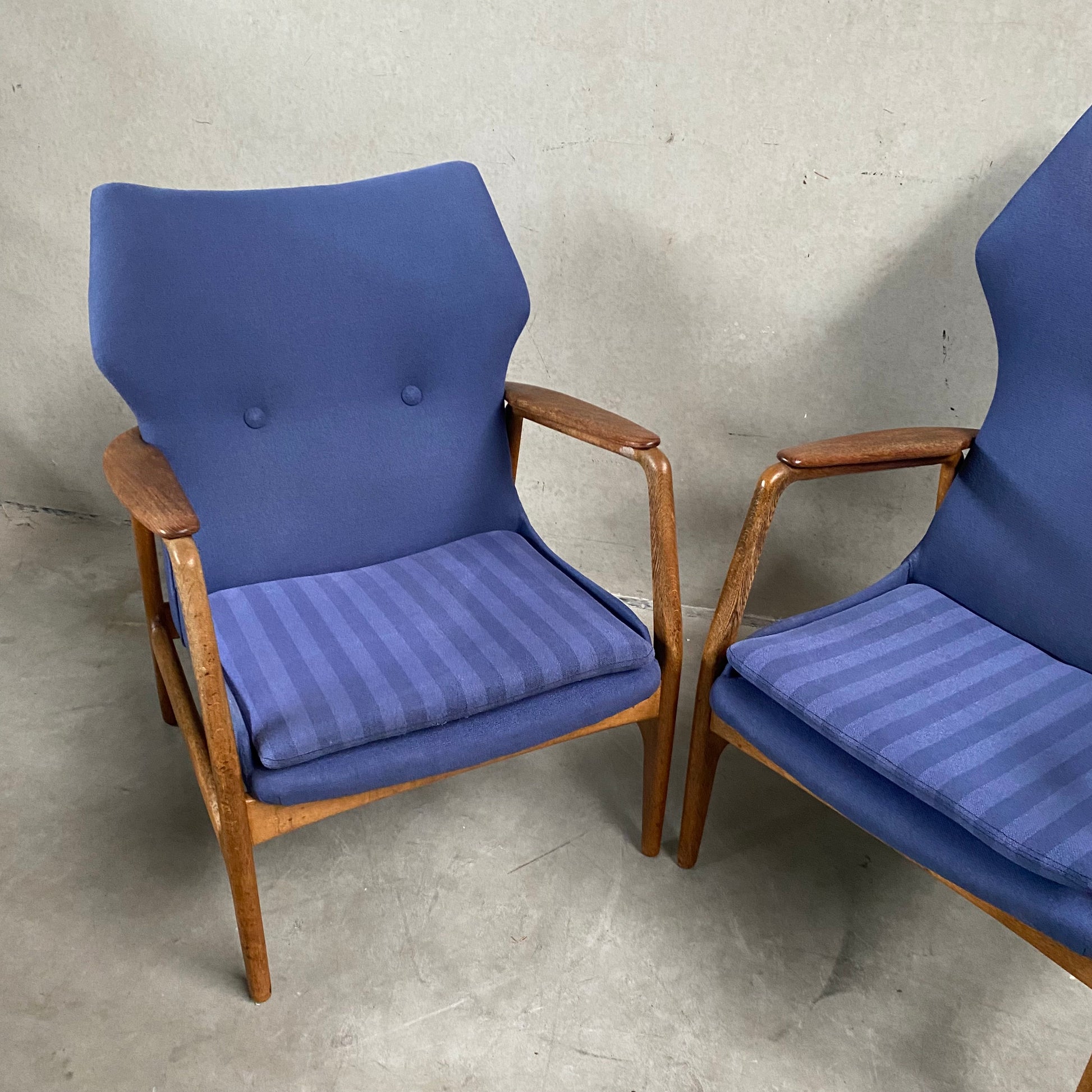 PAIR OF ARNOLD MADSEN & HENRY SCHUBELL LOUNGE CHAIRS FOR BOVENKAMP, NETHERLANDS 1950S