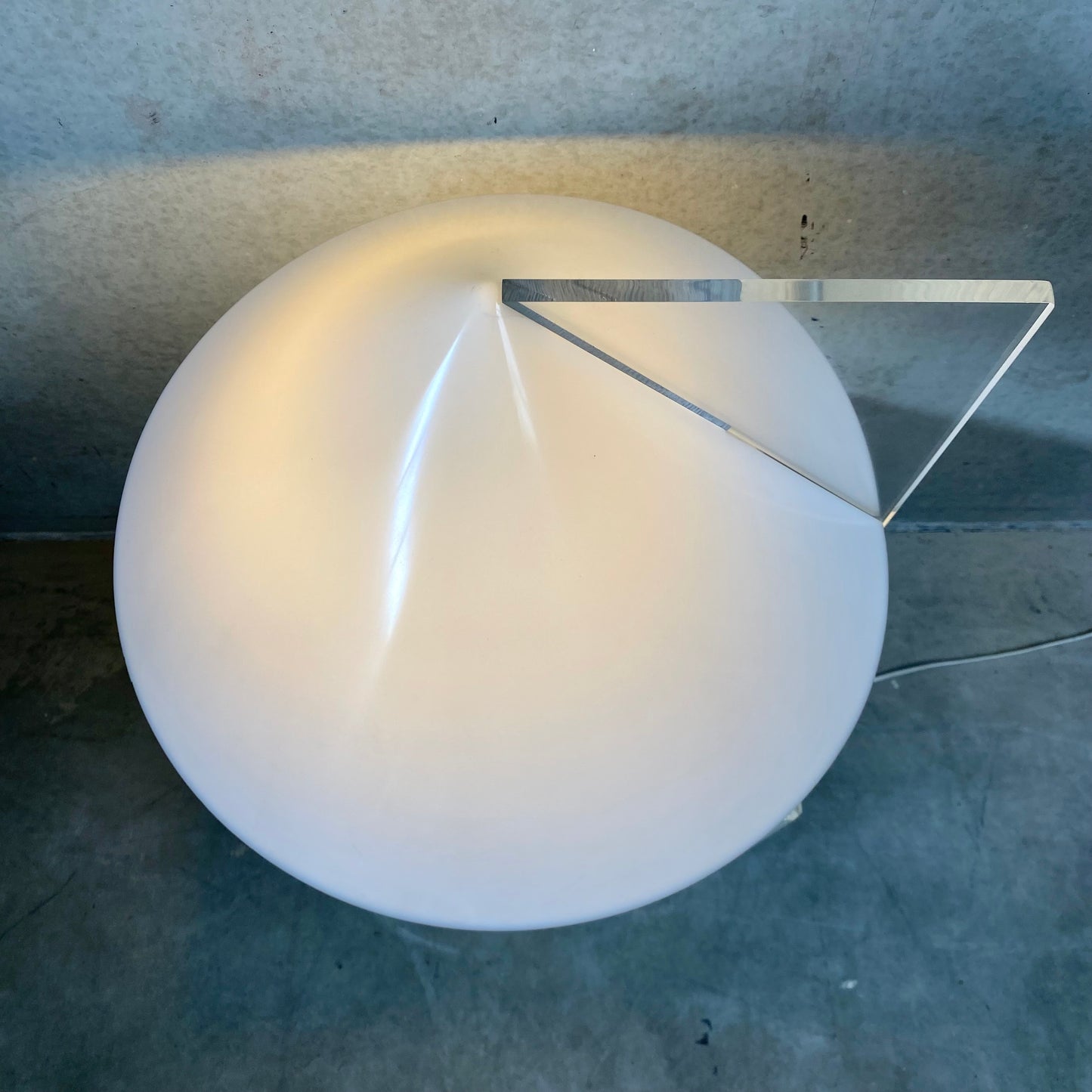 Plexiglas-Tischleuchte „Kegel“, Harco Loor, Haarlem, Niederlande, 1970
