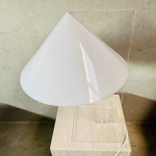 Load image into Gallery viewer, PLEXIGLASS PERSPEX TABLE LAMP &#39;CONE&#39; HARCO LOOR HAARLEM, NETHERLANDS 1970S 
