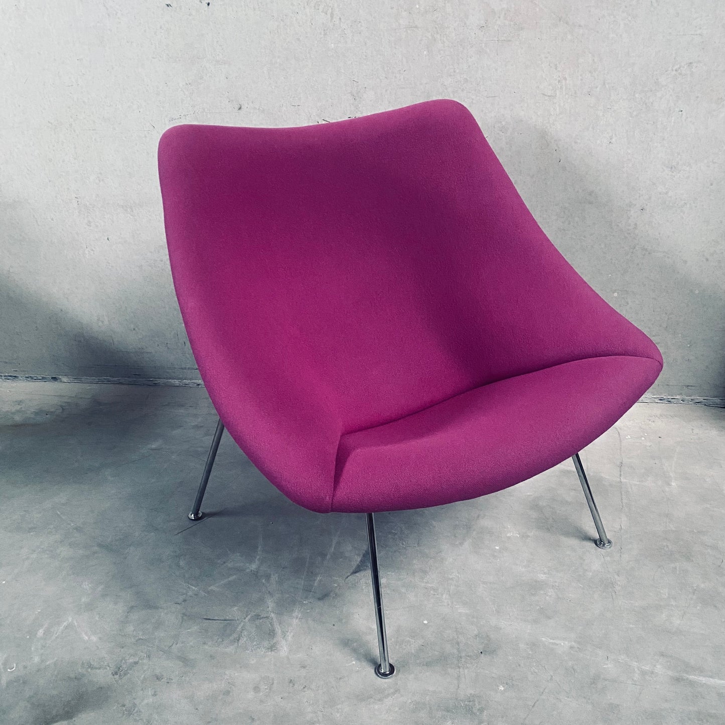 Fauteuil lounge violet Oyster « F157 » de Pierre Paulin pour Artifort, Pays-Bas, 1970