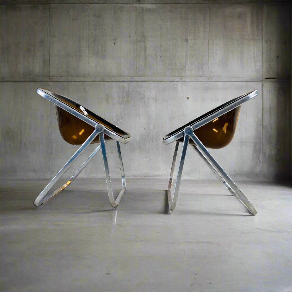 Satz Plona-Klappstühle von Giancarlo Piretti für Castelli, Italien 1970