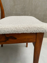 Load image into Gallery viewer, SET FOR 4 ROSEWOOD DINING CHAIRS WITH BOUCLÉ UPHOLSTERY FOR TOPFORM, NETHERLANDS 1960S
