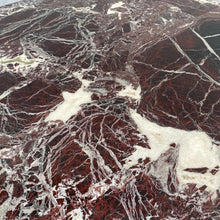 Load image into Gallery viewer, Ox-blood Red &#39;rosso Levanto&#39; Marble Dining Table, Italy 1970
