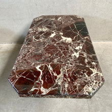 Load image into Gallery viewer, Ox-blood Red &#39;rosso Levanto&#39; Marble Dining Table, Italy 1970
