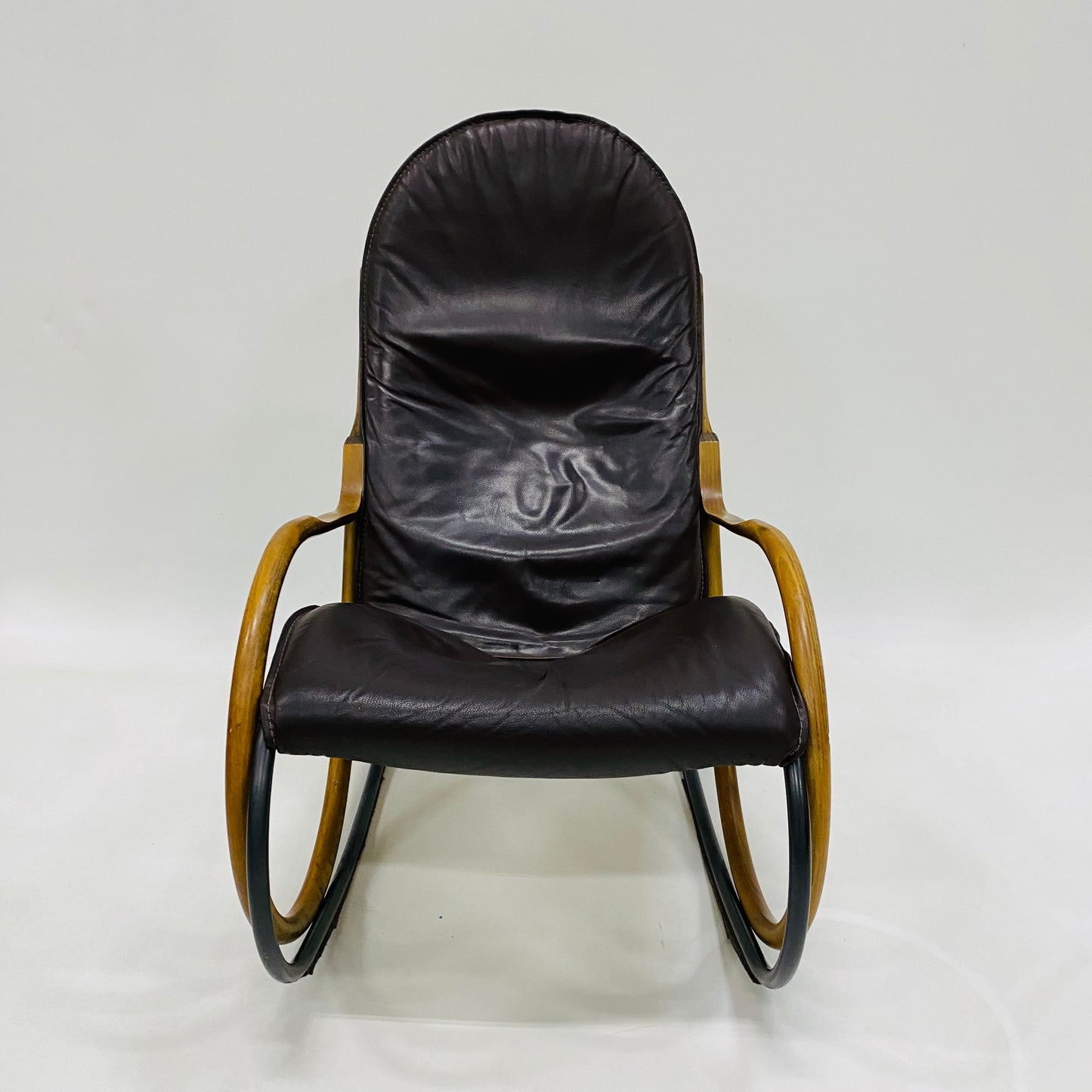 ROCKING CHAIR "NONNA" BY PAUL TUTTLE FOR STRÄSSLE INTERNATIONAL, SWITZERLAND 1970S