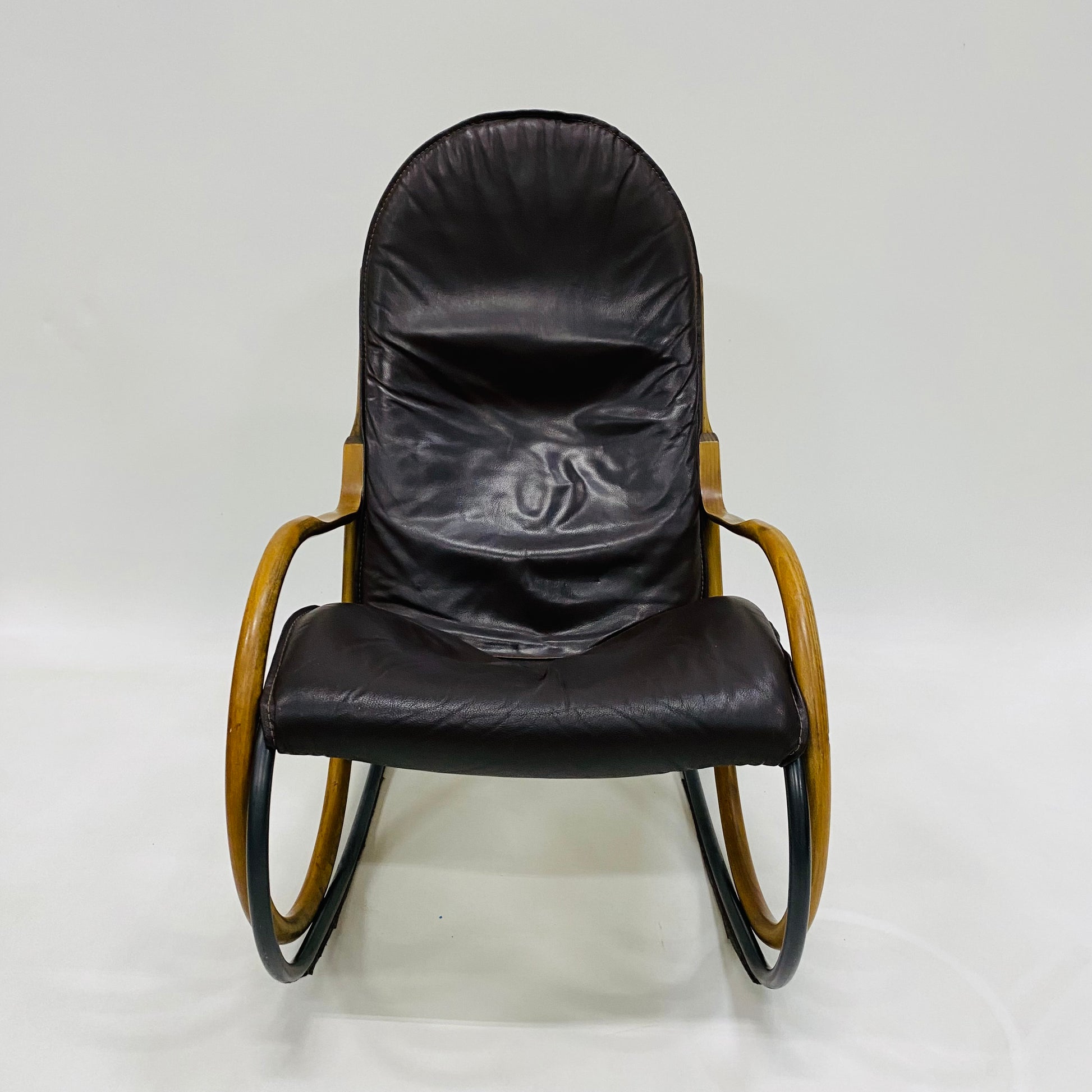 ROCKING CHAIR "NONNA" BY PAUL TUTTLE FOR STRÄSSLE INTERNATIONAL, SWITZERLAND 1970S