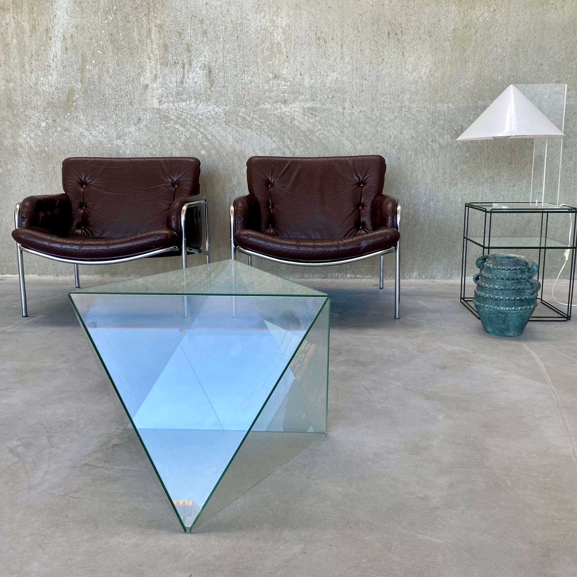 SET OF TWO ARMCHAIRS "OSAKA ZS08" BY MARTIN VISSER FOR 'T SPECTRUM, NETHERLANDS 1969S