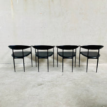 Load image into Gallery viewer, Set of 4 &quot;P40&quot; Armchairs by Giancarlo Vegni &amp; Gianfranco Gualtierotti for Fasem, Italy 1980
