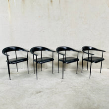 Load image into Gallery viewer, Set of 4 &quot;P40&quot; Armchairs by Giancarlo Vegni &amp; Gianfranco Gualtierotti for Fasem, Italy 1980
