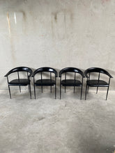 Load image into Gallery viewer, Set of 4 &quot;P40&quot; Armchairs by Giancarlo Vegni &amp; Gianfranco Gualtierotti for Fasem, Italy 1980
