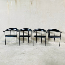 Load image into Gallery viewer, Set of 4 &quot;P40&quot; Armchairs by Giancarlo Vegni &amp; Gianfranco Gualtierotti for Fasem, Italy 1980
