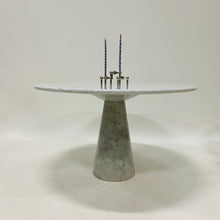 Load image into Gallery viewer, CARRARA MARBLE DINING TABLE BY ANGELO MANGIAROTTI, ITALY 1970S
