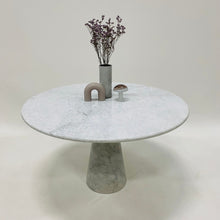 Load image into Gallery viewer, CARRARA MARBLE DINING TABLE BY ANGELO MANGIAROTTI, ITALY 1970S

