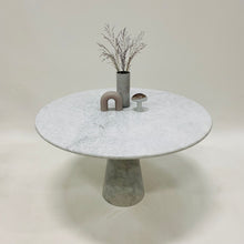 Load image into Gallery viewer, CARRARA MARBLE DINING TABLE BY ANGELO MANGIAROTTI, ITALY 1970S
