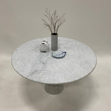 Load image into Gallery viewer, CARRARA MARBLE DINING TABLE BY ANGELO MANGIAROTTI, ITALY 1970S
