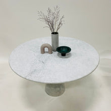 Load image into Gallery viewer, CARRARA MARBLE DINING TABLE BY ANGELO MANGIAROTTI, ITALY 1970S
