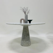 Load image into Gallery viewer, CARRARA MARBLE DINING TABLE BY ANGELO MANGIAROTTI, ITALY 1970S
