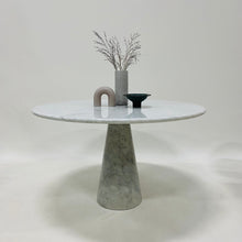 Load image into Gallery viewer, CARRARA MARBLE DINING TABLE BY ANGELO MANGIAROTTI, ITALY 1970S
