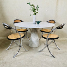Load image into Gallery viewer, CARRARA MARBLE DINING TABLE BY ANGELO MANGIAROTTI, ITALY 1970S
