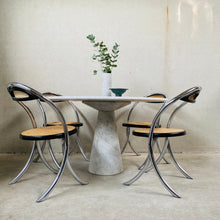 Load image into Gallery viewer, CARRARA MARBLE DINING TABLE BY ANGELO MANGIAROTTI, ITALY 1970S

