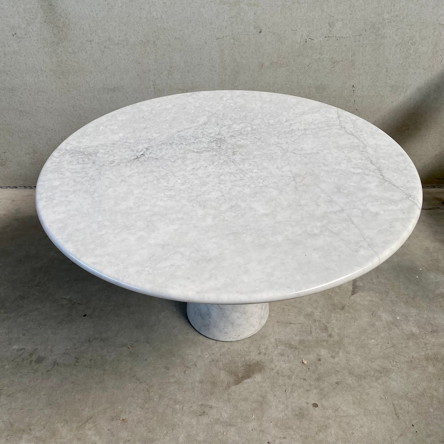 Esstisch aus Carrara-Marmor von Angelo Mangiarotti, Italien, 1970