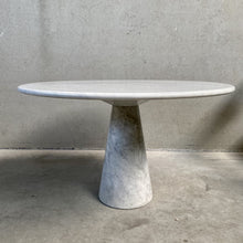 Load image into Gallery viewer, Carrara Marble Dining Table by Angelo Mangiarotti Italy 1970
