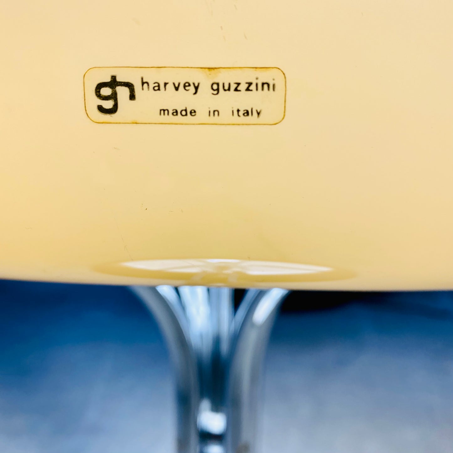 Tischleuchte „quadrifoglio“ von Luigi Massoni für Harvey Guzzini Italien 1968