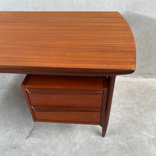 Load image into Gallery viewer, Excecutive Teak Writing Desk “propos” by Tijsseling for Hulmefa, Netherlands 1960
