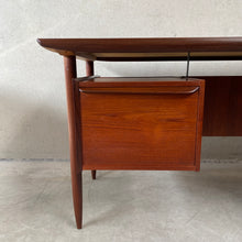 Load image into Gallery viewer, Excecutive Teak Writing Desk “propos” by Tijsseling for Hulmefa, Netherlands 1960
