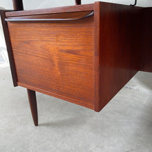 Load image into Gallery viewer, Excecutive Teak Writing Desk “propos” by Tijsseling for Hulmefa, Netherlands 1960
