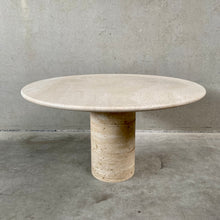 Load image into Gallery viewer, TRAVERTINE DINING TABLE BY ANGELO MANGIAROTTI FOR UP &amp; UP, ITALY 1970S
