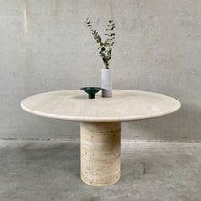 Load image into Gallery viewer, TRAVERTINE DINING TABLE BY ANGELO MANGIAROTTI FOR UP &amp; UP, ITALY 1970S
