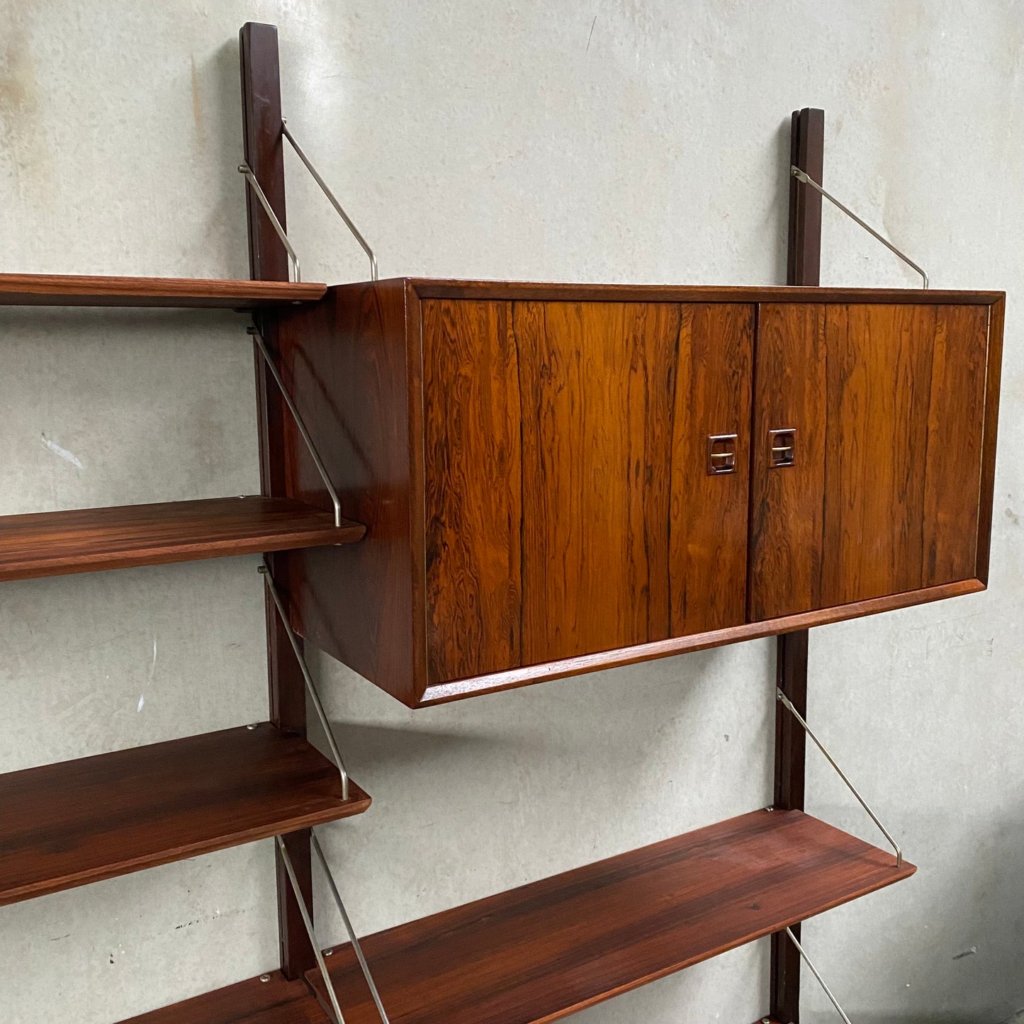 Modulares Wandregal aus Palisanderholz von Louis Van Teeffelen für Wébé Niederlande, 1960