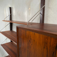 Load image into Gallery viewer, Modular Palissander Wood Wall Unit by Louis Van Teeffelen for Wébé Netherlands 1960
