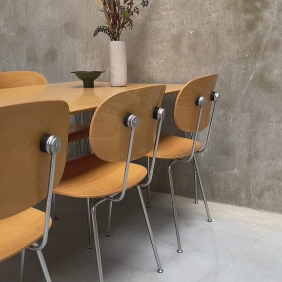 GISPEN 116 DINING SET BY W. RIETVELD FOR GISPEN (VAN DER STROOM), NETHERLANDS