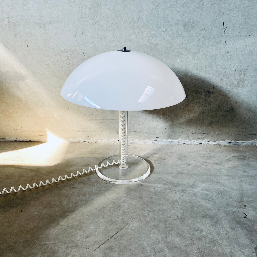 LARGE VINTAGE TABLE LAMP BY HARCO LOOR, NETHERLANDS 1970S