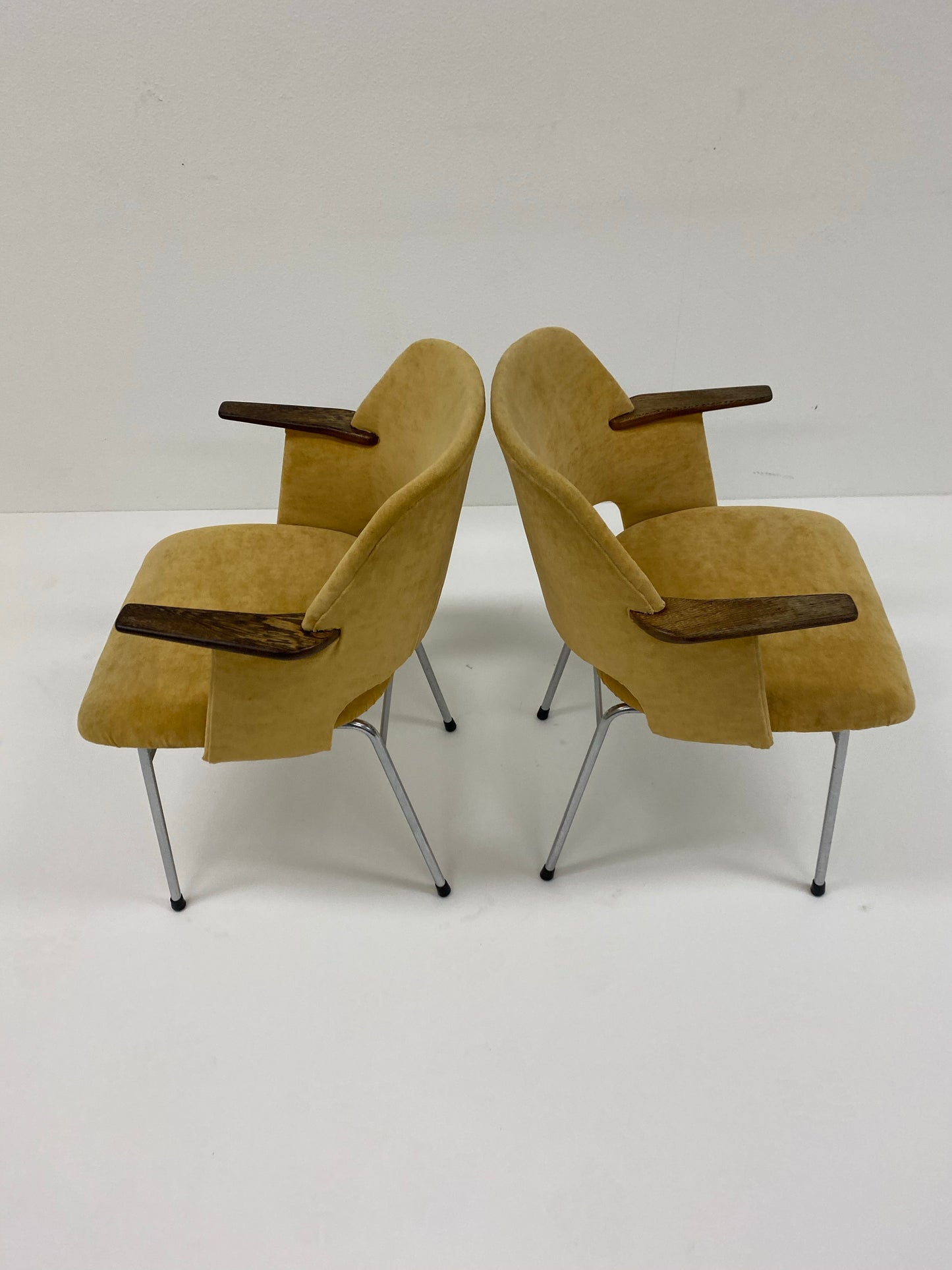 2 Esszimmerstühle „fm33“ von Cees Braakman für Pastoe Niederlande 1962