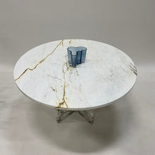 Load image into Gallery viewer, Beautiful Large Vintage Italian Design Marble Dining Table Italy 1970
