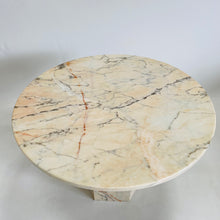 Load image into Gallery viewer, Beautiful Vintage Italian Design Marble Dining Table Italy 1970
